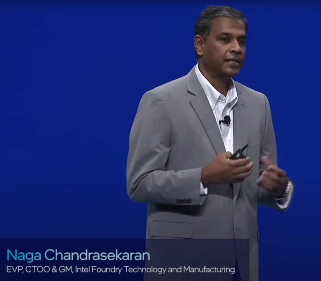 Naga Chandrasekaran, EVP, CTO and GM of Intel