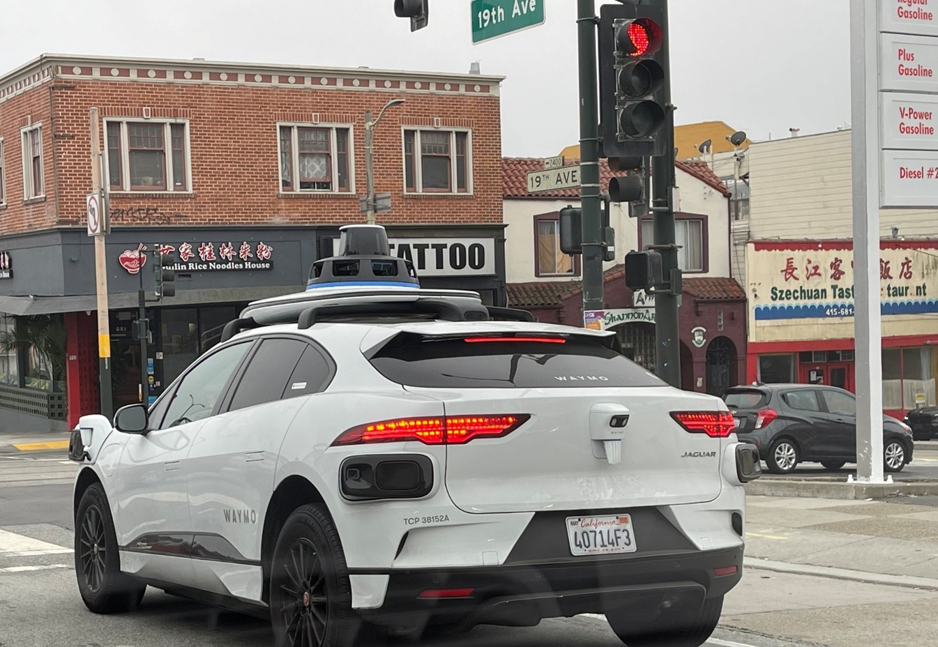 Waymo robotaxi in San Francisco